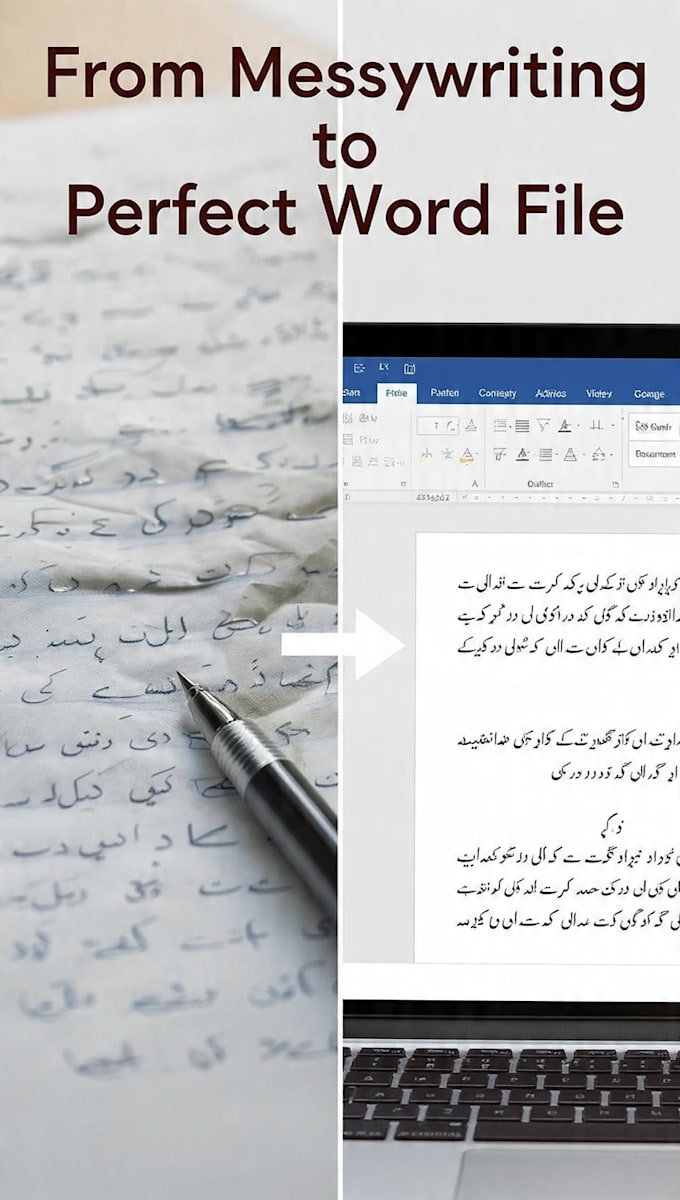 convert your handwritten notes to ms word with perfect formatting