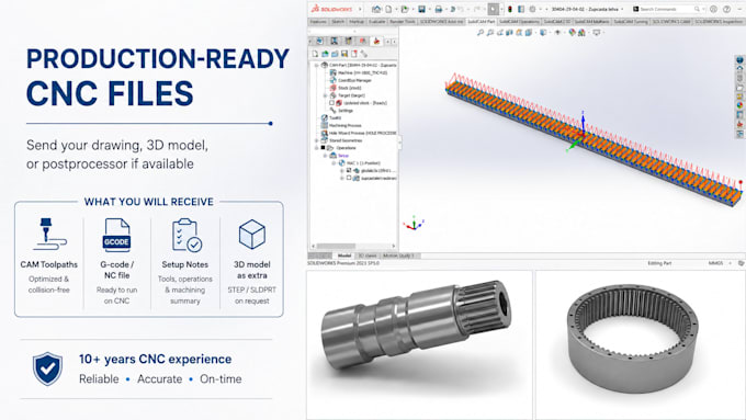 create cam toolpaths and gcode from your drawing or 3d model