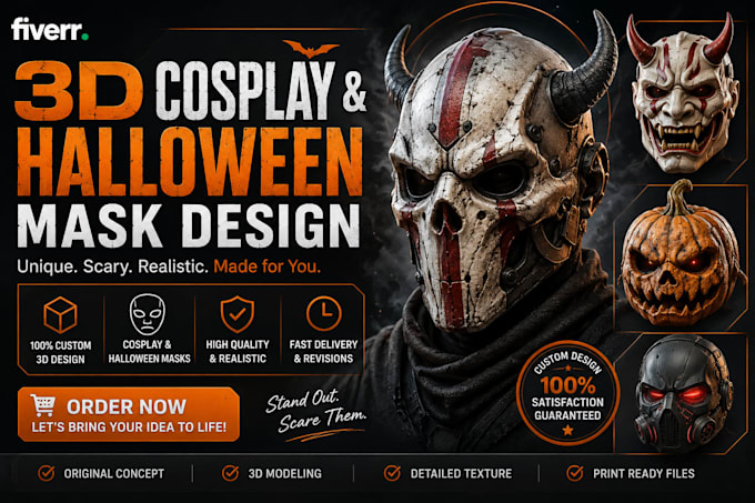 3d mask print and paint