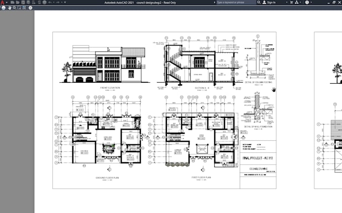 professionally 2d and 3d autocad drawings