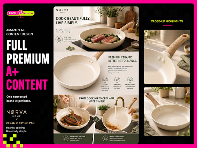 design amazon a plus and premium a plus content that converts