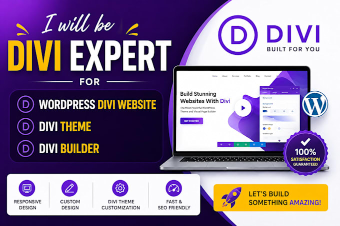be your divi expert for wordpress websites