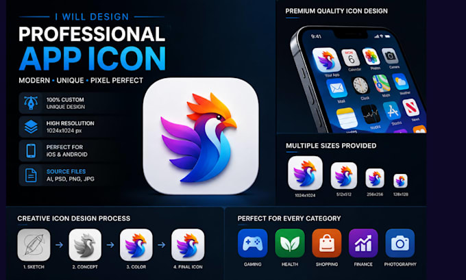 design a professional app icon