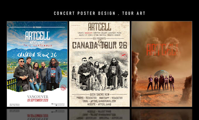 design a professional custom poster