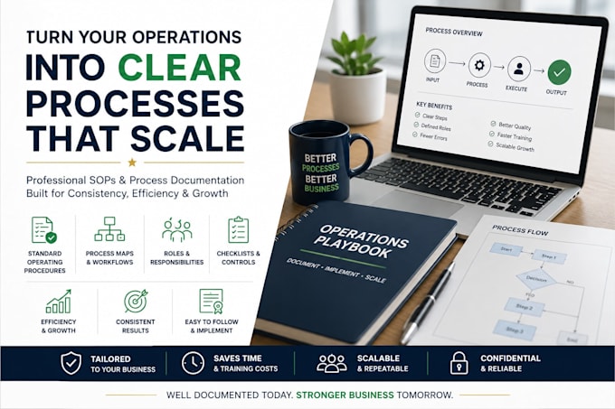 professional sops, workflows and process documentation