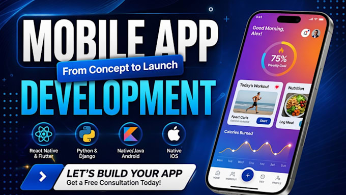 do ai mobile app development, android, IOS app, ai saas app as flutter developer