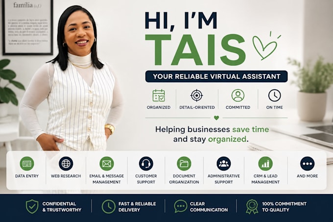 be your reliable virtual assistant for administrative tasks