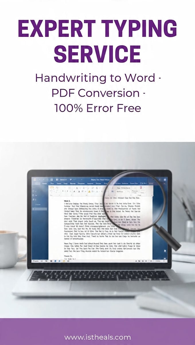 do accurate typing and data entry