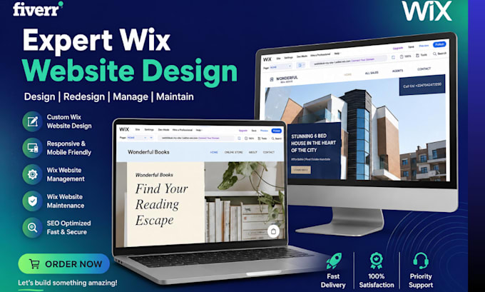 design a wix website redesign manage and maintain your current wix website store