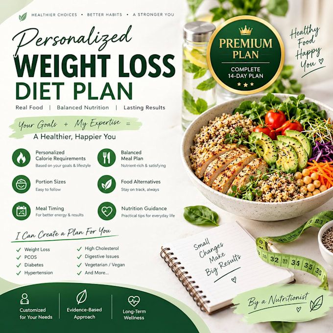 create weight loss diet plan