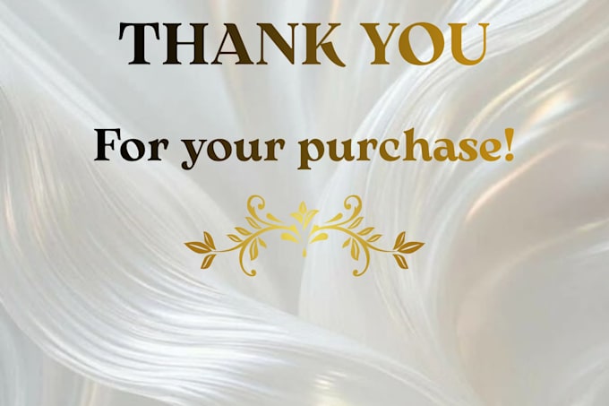 design professional amazon thank you card and package insert