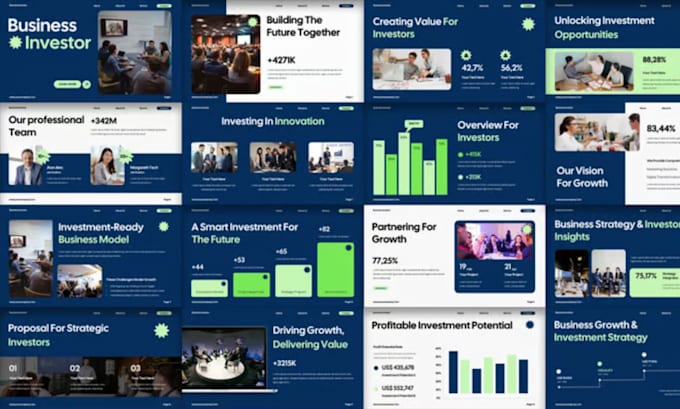 powerpoint design pitchdeck ppt template redesign business presentation slides
