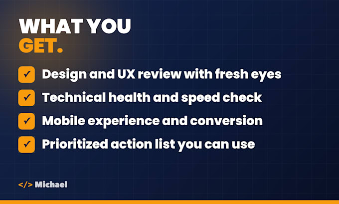 audit your wordpress website and give clear improvement points