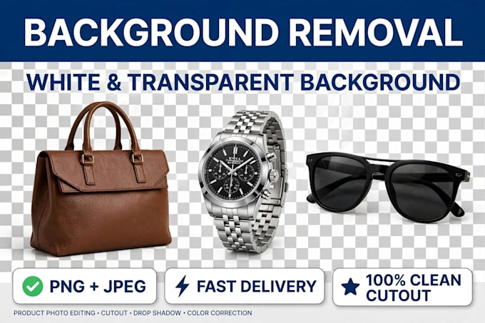 do background removal and transparent  fast