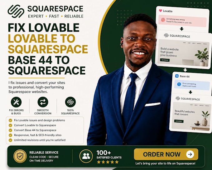fix lovable, lovable to squarespace, base 44 to squarespace