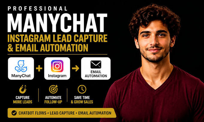 build manychat instagram lead capture and email automation