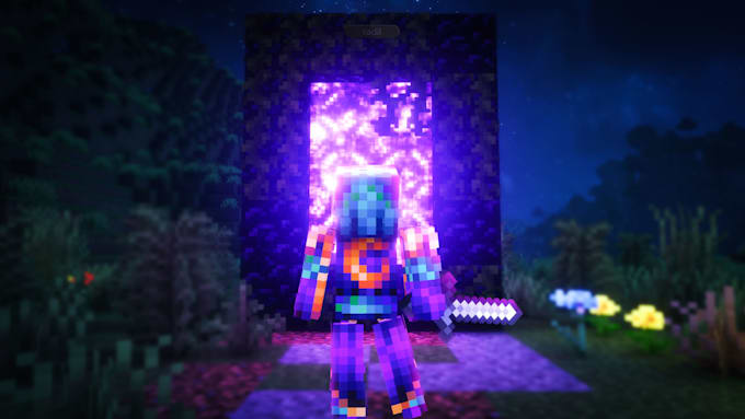create an epic minecraft thumbnail for your youtube video