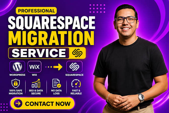 migrate your wix, weebly, or wordpress website to a squarespace website design