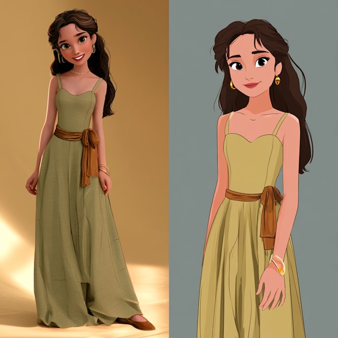 turn yourself into disney cartoon characters