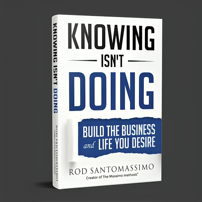 design self help book cover, personal development and business paperback cover
