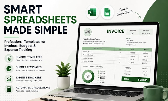 do editable excel invoice template excel googlesheet spreadsheet budget template