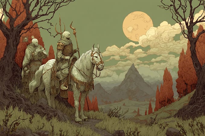 make awesome fantasy illustration