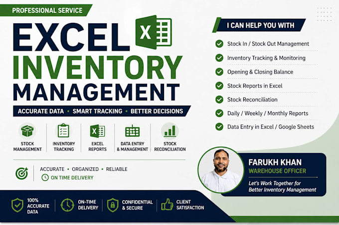 create an inventory management excel spreadsheet