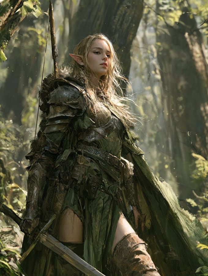 illustrate your dnd character based on your backstory