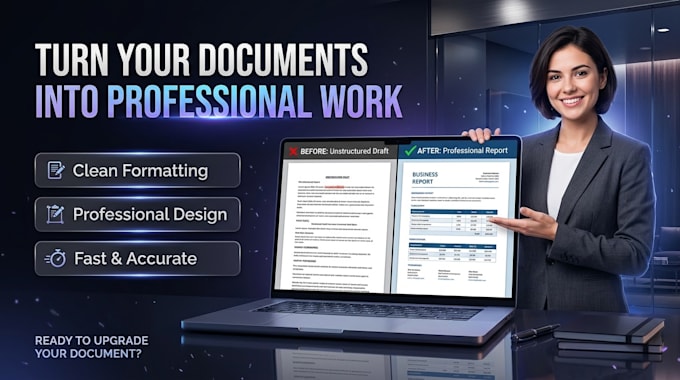 format, redesign, and layout your microsoft word document professionally