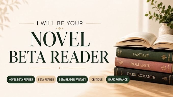 be your novel beta reader for fantasy, romance beta reader, and dark romance