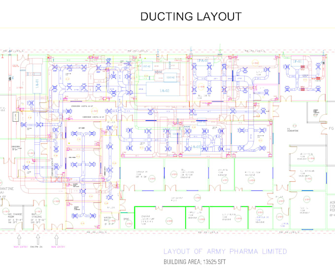 design hvac systems, calculate cooling load and create autocad drawings