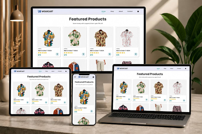 do website development as full stack web developer, front end, backend developer