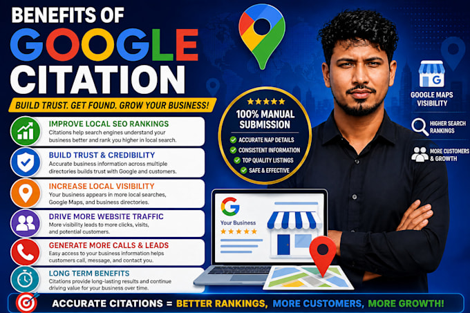 create high quality local citations for google maps SEO