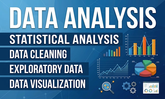 do data analysis, statistical analysis, eda and visualization