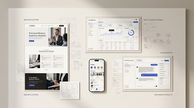 be your personal react and python web developer