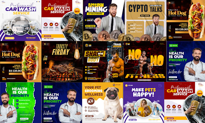 design static ads for ecommerce brands and social media