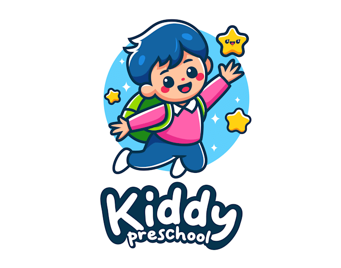 create a fun and colorful daycare logo design
