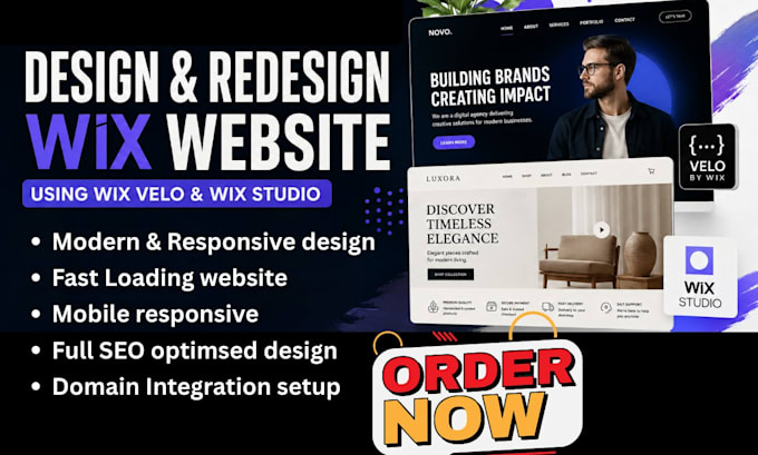wix website redesign wix redesign wix SEO website design using wix velo studio