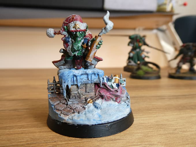 paint your miniatures with custom schemes and bases