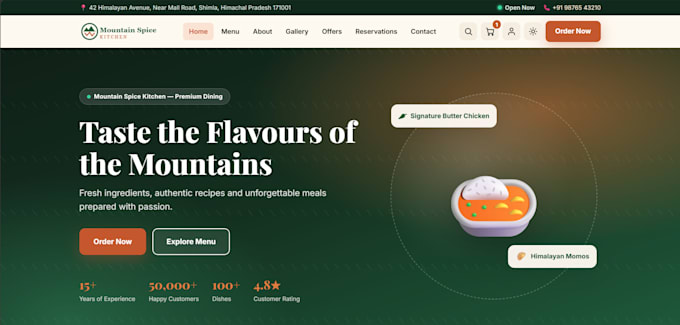 build a modern responsive website using HTML CSS javascript PHP my sql