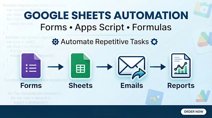 build google sheets and forms automation with apps script and custom formulas