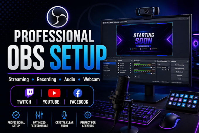 setup obs and stream setup