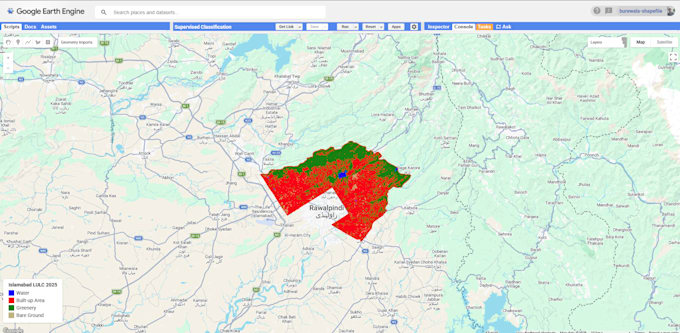 process and analyze satellite data using google earth engine