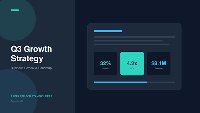 design stunning powerpoint, canva, and figma presentations