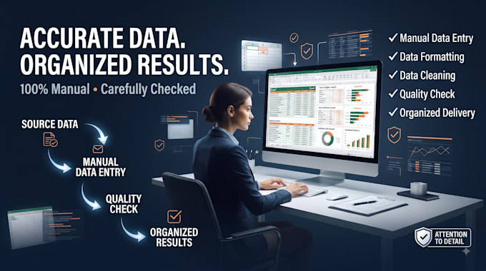 do accurate manual technical data entry for websites and cms