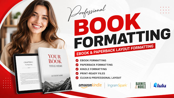 professionally format your ebook and paperback for publishing