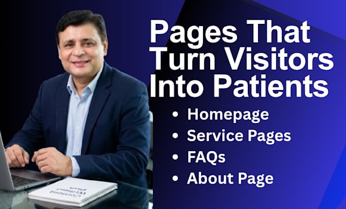 write medical website copy for clinics and doctors