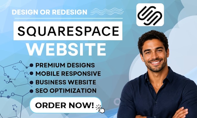 build squarespace website design, website development, redesign squarespace web