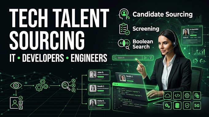 source and recruit qualified technical and IT candidates
