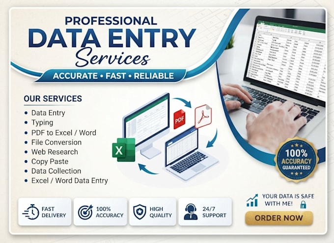 do professional data entry and virtual assistance services